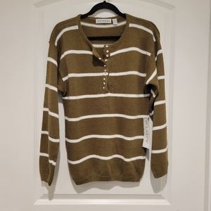 Scenario Olive Green Sweater Medium # 32